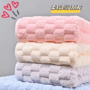 Soft Waffle-Weave Cotton Bath Towel Set